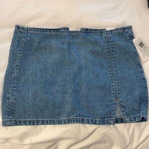 Aritzia Denim Blue Mini Skirt
